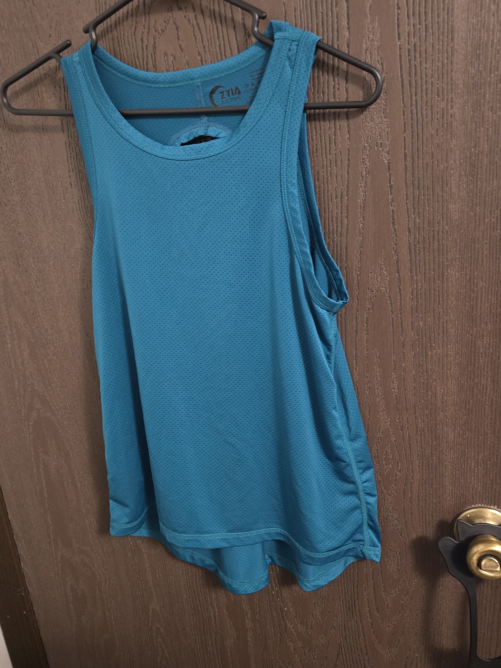 ZYIA Teal Blue Performance Tank Top